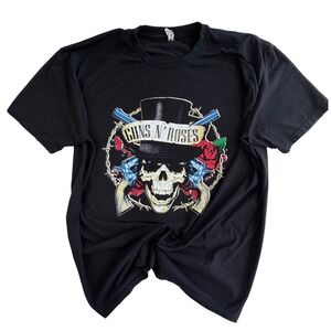 Guns N' Roses 2016 Not In This Lifetime Tour Shirt Mens 2XL Black Alstyle Skull